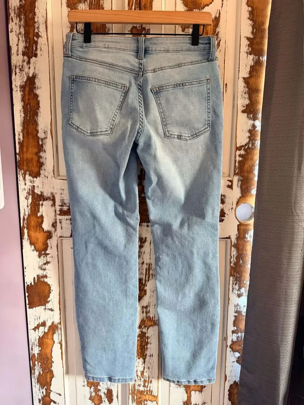 Lauren Conrad Boyfriend Jeans Size 2L Distressed Light Wash Normcore Capsule